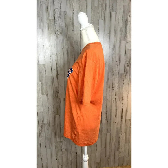 Champion Mens Medium Clemson Tigers Orange Graphic Short Sleeve Crewneck T-Shirt - Picture 7 of 7